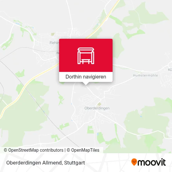 Oberderdingen Allmend Karte
