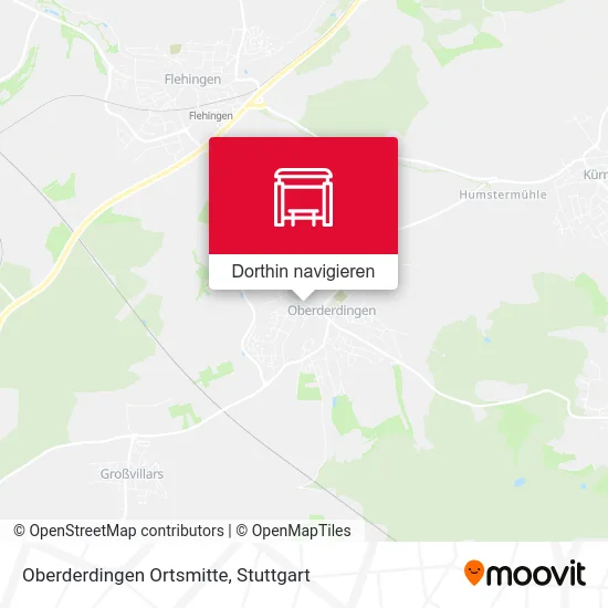 Oberderdingen Ortsmitte Karte