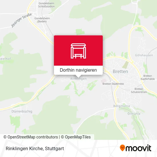 Rinklingen Kirche Karte