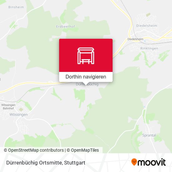 Dürrenbüchig Ortsmitte Karte