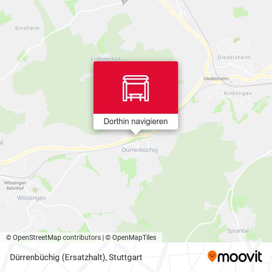 Dürrenbüchig (Ersatzhalt) Karte