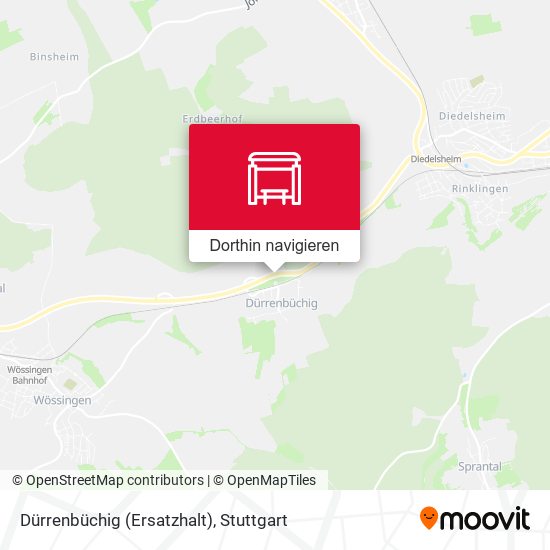 Dürrenbüchig (Ersatzhalt) Karte