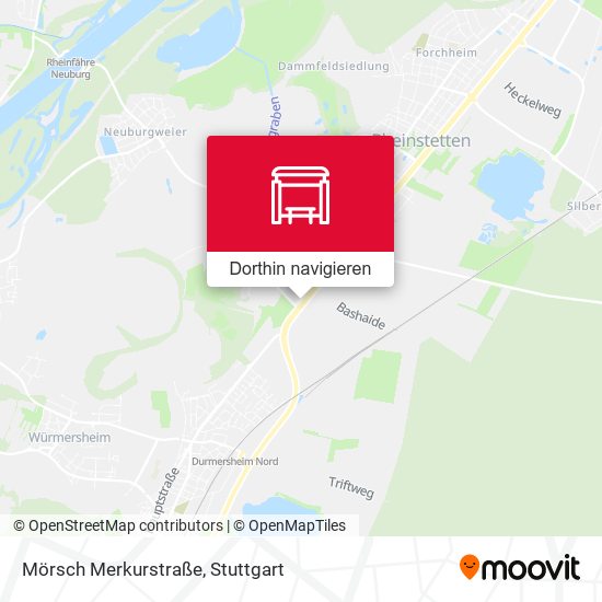 Mörsch Merkurstraße Karte