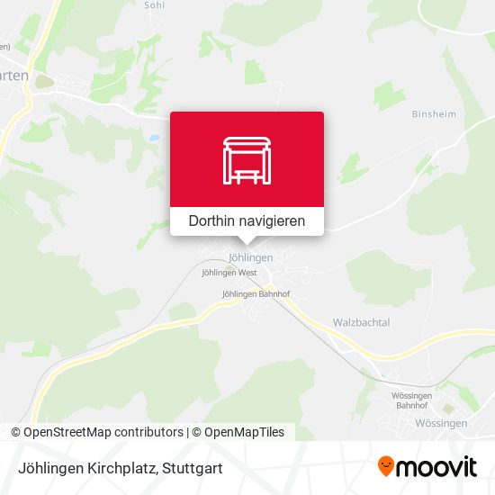 Jöhlingen Kirchplatz Karte