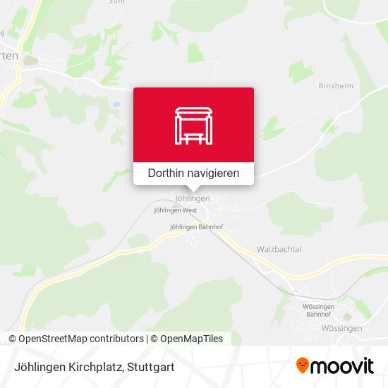 Jöhlingen Kirchplatz Karte