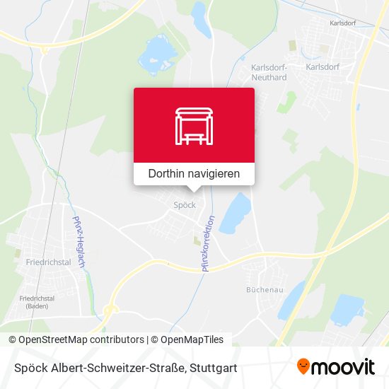 Spöck Albert-Schweitzer-Straße Karte