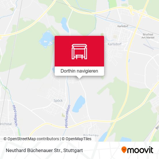 Neuthard Büchenauer Str. Karte