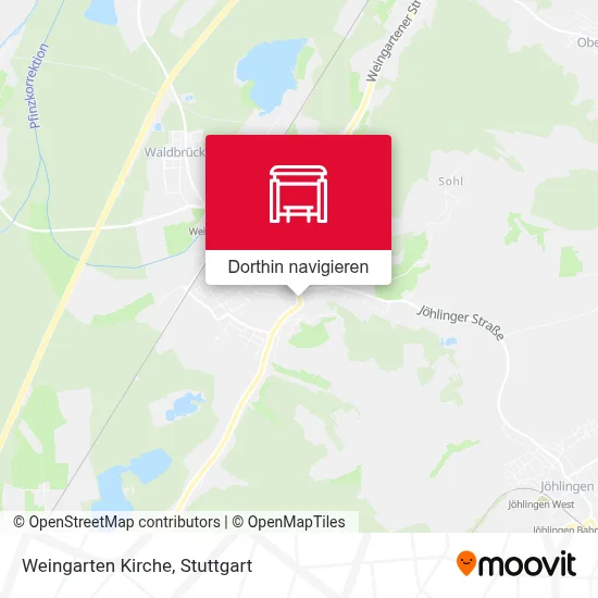 Weingarten Kirche Karte