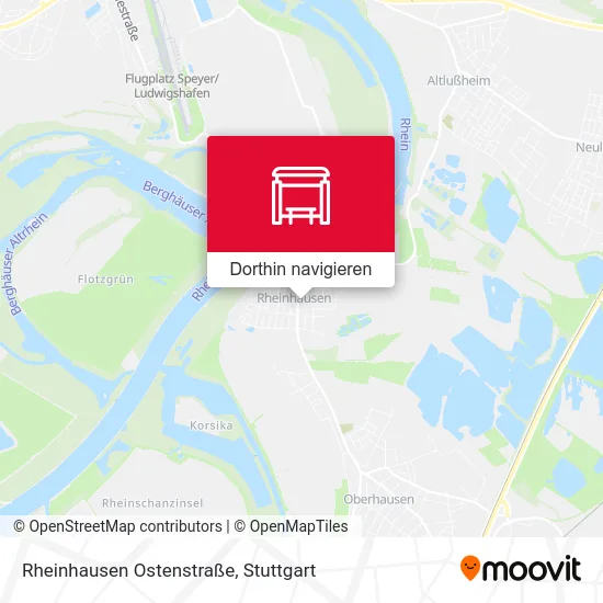 Rheinhausen Ostenstraße Karte