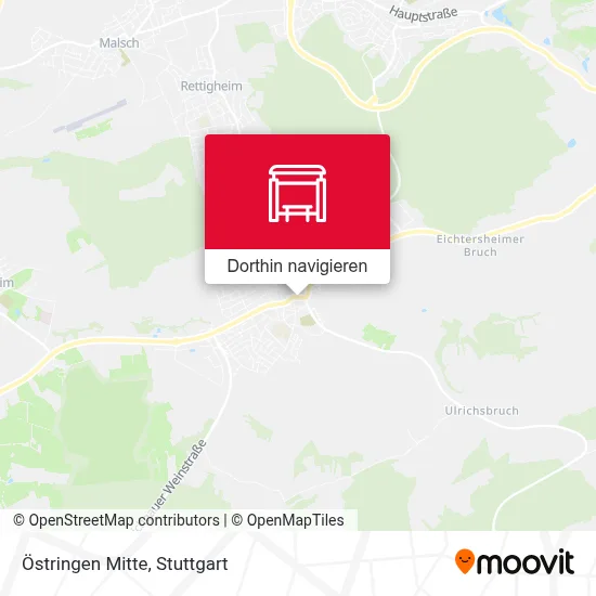 Östringen Mitte Karte