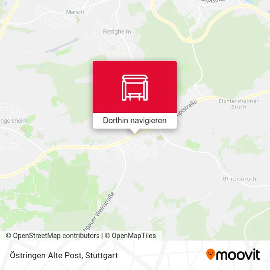 Östringen Alte Post Karte