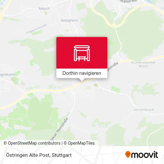 Östringen Alte Post Karte