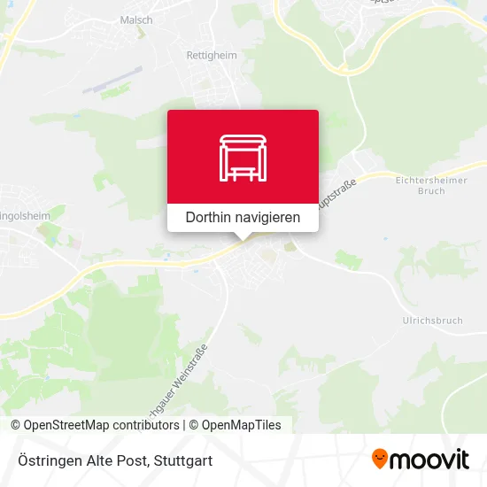 Östringen Alte Post Karte