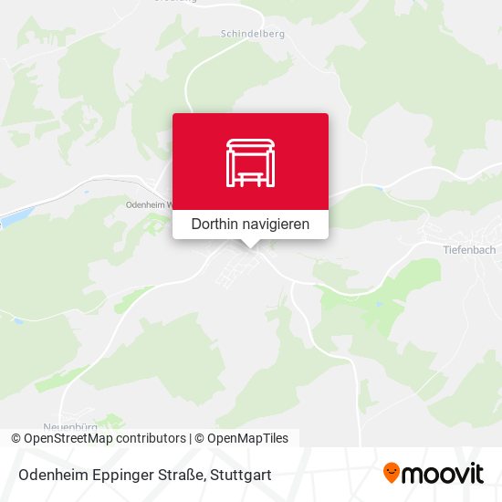 Odenheim Eppinger Straße Karte