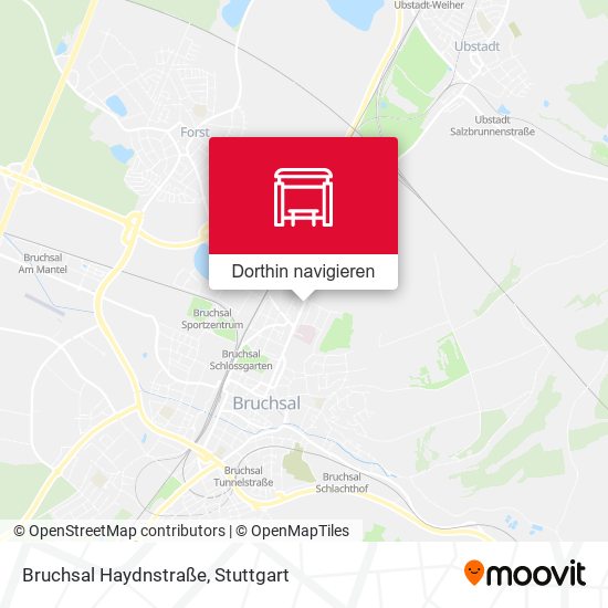 Bruchsal Haydnstraße Karte