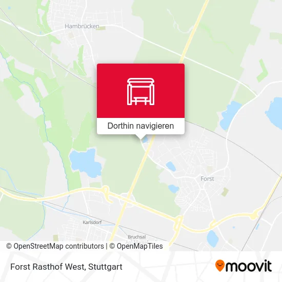 Forst Rasthof West Karte
