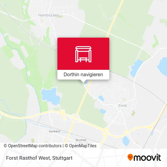 Forst Rasthof West Karte