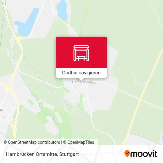 Hambrücken Ortsmitte Karte