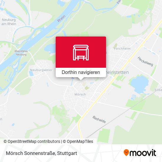 Mörsch Sonnenstraße Karte