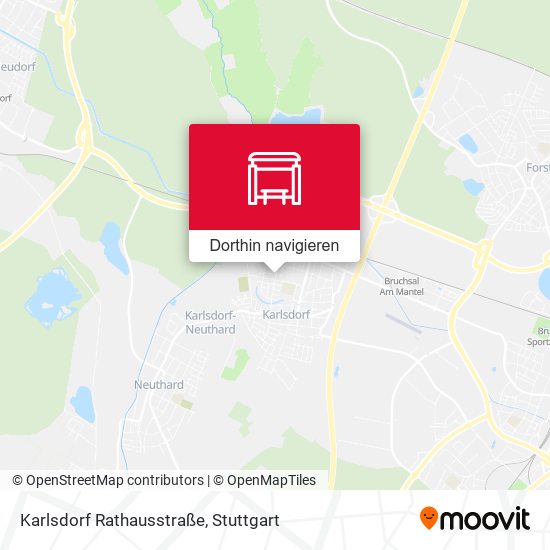 Karlsdorf Rathausstraße Karte