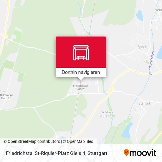 Friedrichstal St-Riquier-Platz Gleis 4 Karte