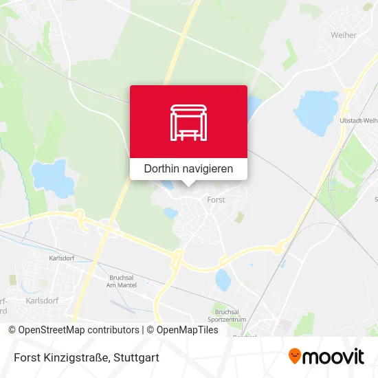 Forst Kinzigstraße Karte