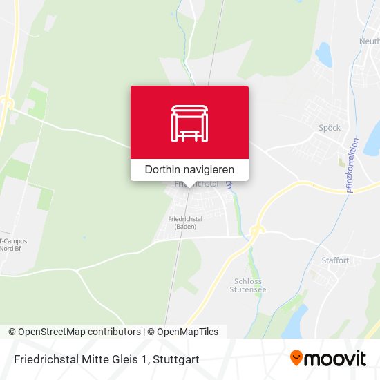 Friedrichstal Mitte Gleis 1 Karte