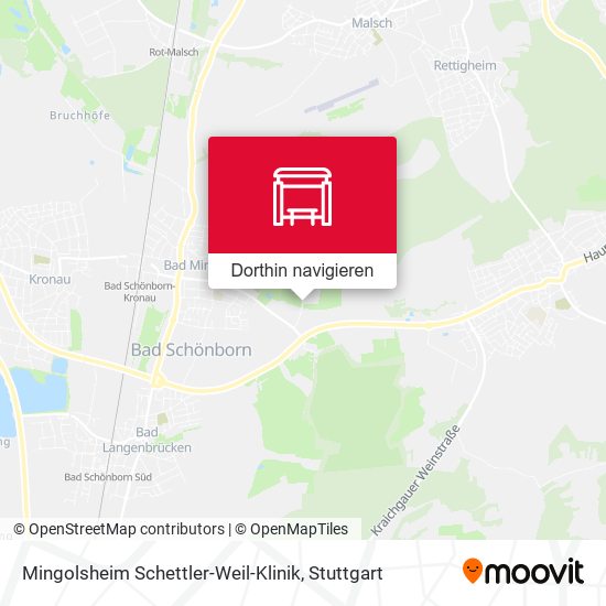Mingolsheim Schettler-Weil-Klinik Karte