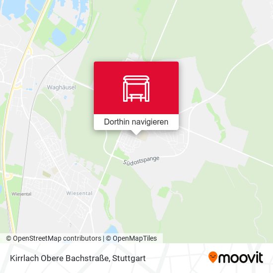 Kirrlach Obere Bachstraße Karte