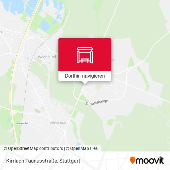 Kirrlach Taunusstraße Karte