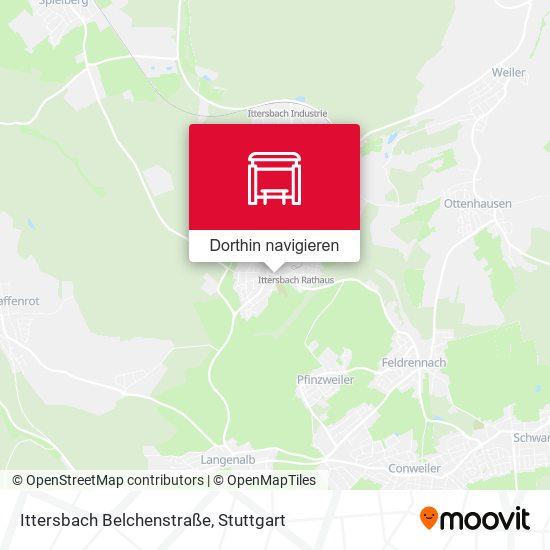 Ittersbach Belchenstraße Karte