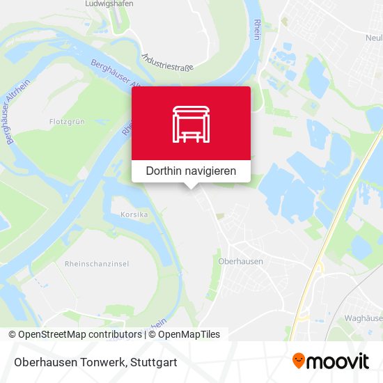 Oberhausen Tonwerk Karte