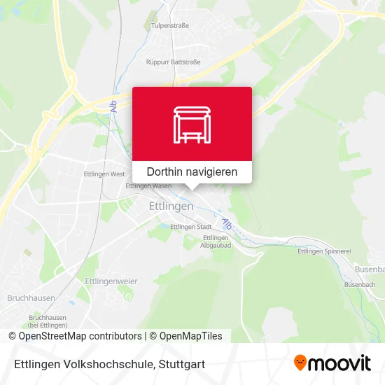 Ettlingen Volkshochschule Karte