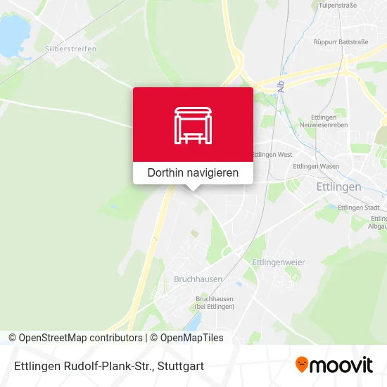 Ettlingen Rudolf-Plank-Str. Karte