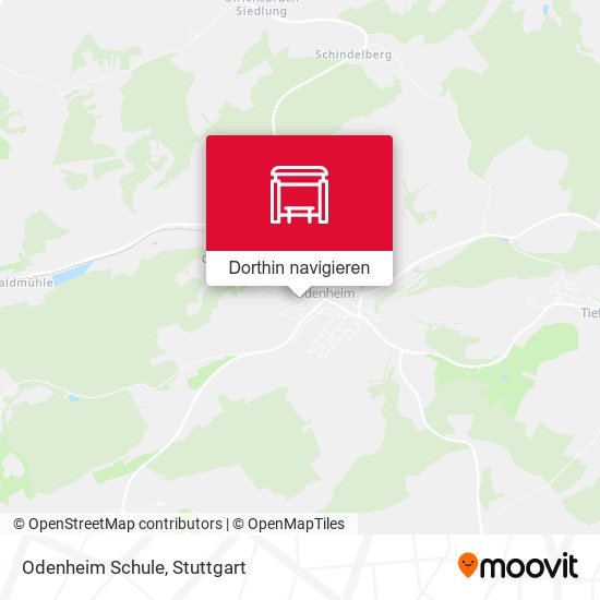 Odenheim Schule Karte