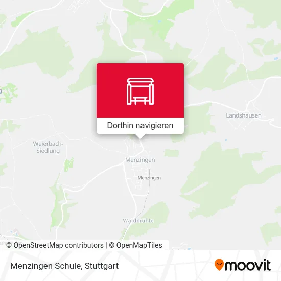Menzingen Schule Karte