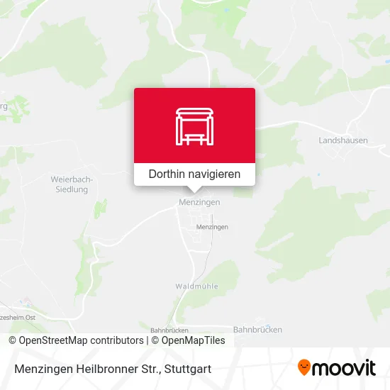 Menzingen Heilbronner Str. Karte