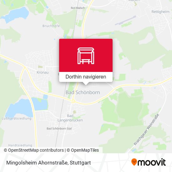 Mingolsheim Ahornstraße Karte
