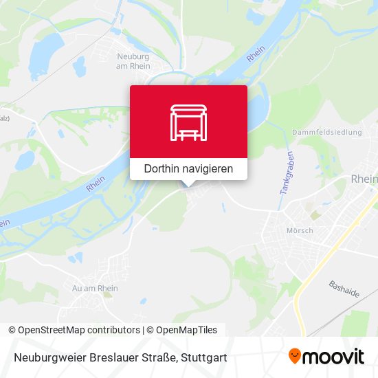 Neuburgweier Breslauer Straße Karte