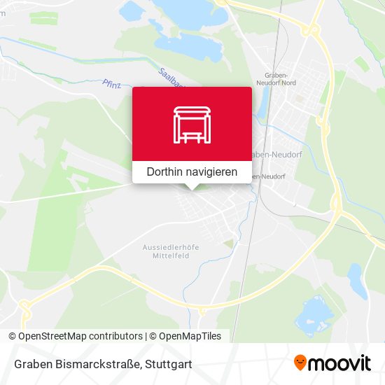 Graben Bismarckstraße Karte