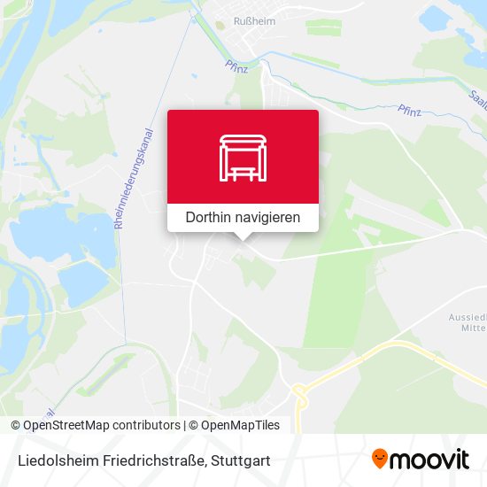Liedolsheim Friedrichstraße Karte