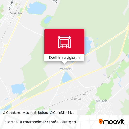 Malsch Durmersheimer Straße Karte