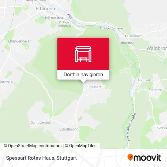 Spessart Rotes Haus Karte