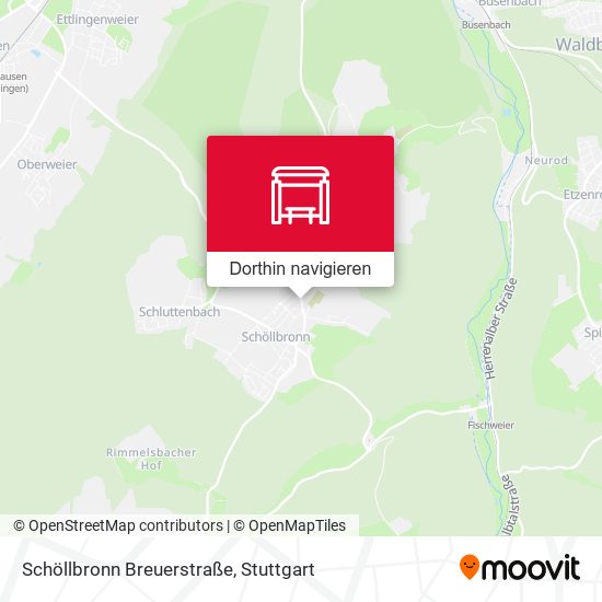 Schöllbronn Breuerstraße Karte