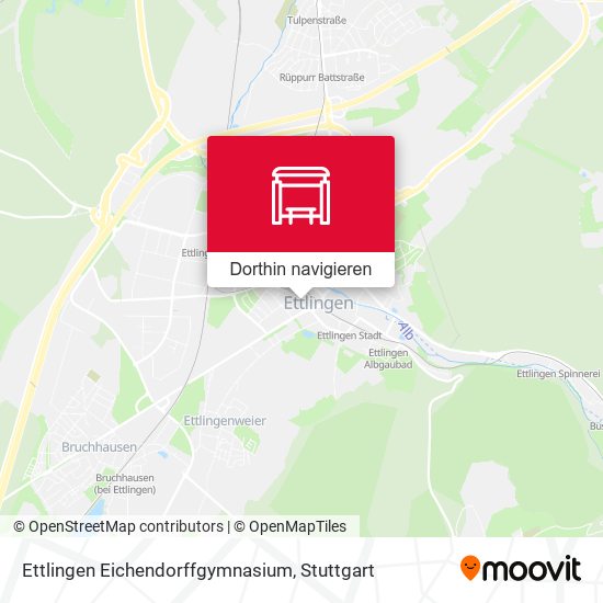 Ettlingen Eichendorffgymnasium Karte