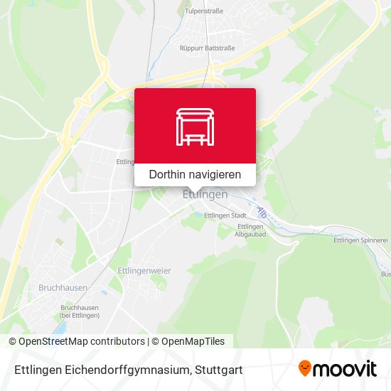Ettlingen Eichendorffgymnasium Karte