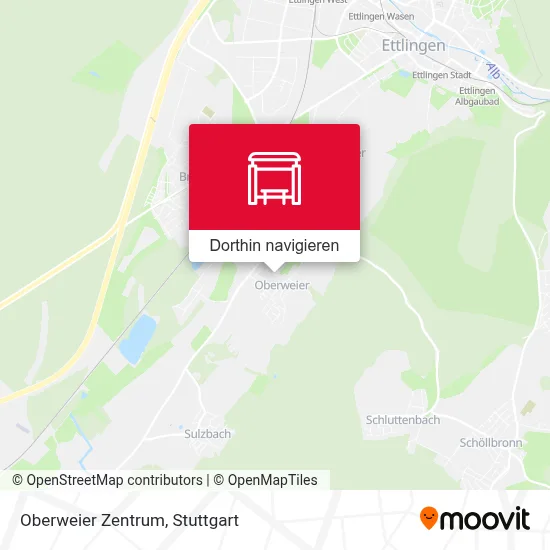 Oberweier Zentrum Karte