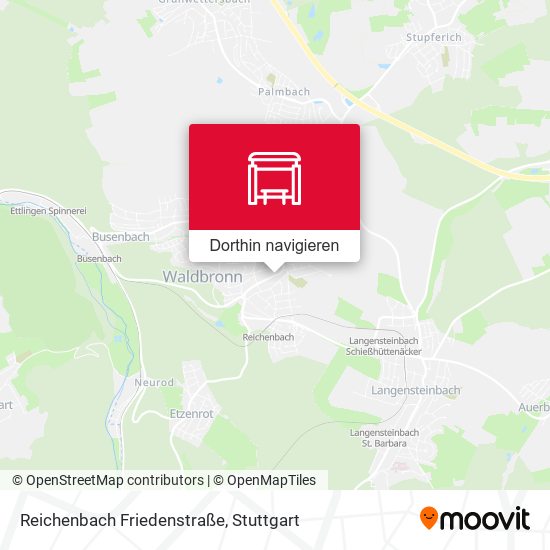 Reichenbach Friedenstraße Karte