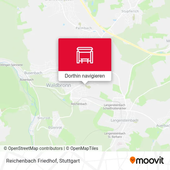 Reichenbach Friedhof Karte