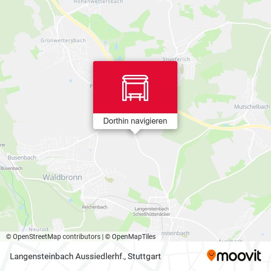 Langensteinbach Aussiedlerhf. Karte